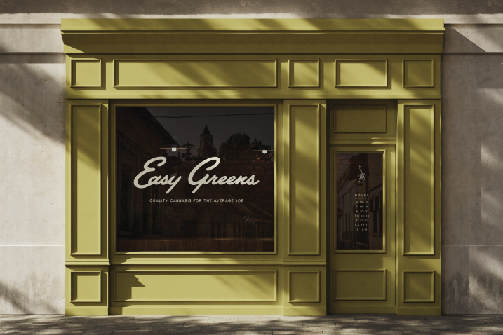 Easy Greens flagship dispensary rendering